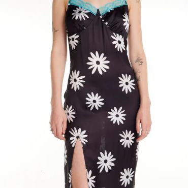 Flower Print Maxi Dress