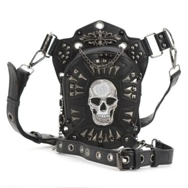 Convertible Skull Design Shoulder Bag/Waist pack