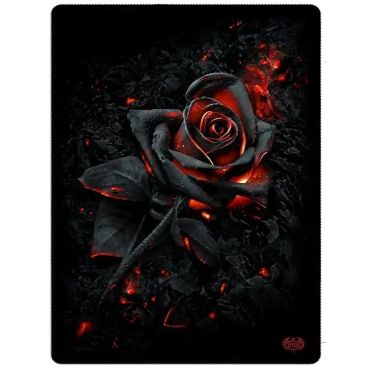 Burnt Rose Throw Pillow
