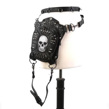 Convertible Skull Design Shoulder Bag/Waist pack