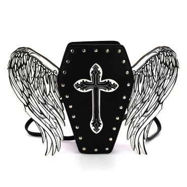 Cross Angel Coffin Bag