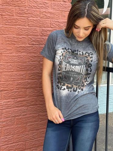 Aerosmith Grey Tee