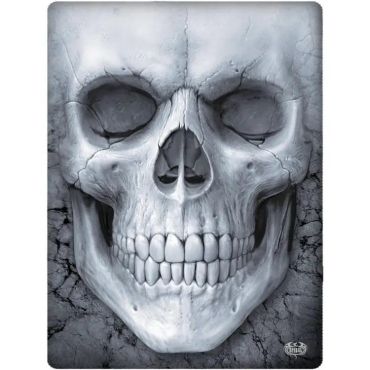 Solemn Skull Fleece Blanket