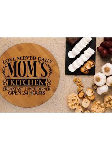 Mom's Kitchen Cutting Board