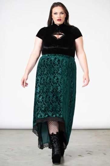 Emerald Grailed Maxi Skirt- Plus