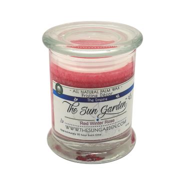 Red Winter Rose - Empire Candle