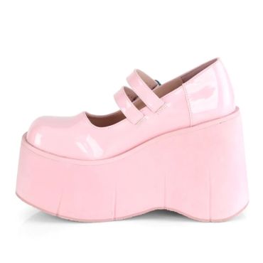 Kera-08 Pink Mary Jane Platform