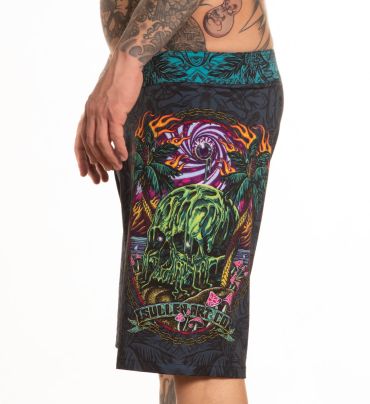 No Bad Daze Melting Tropics Board-Shorts
