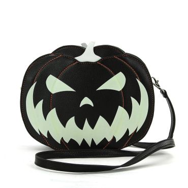 2 Faced Glow in Dark Jack-o-Lantern Bag