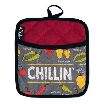 'Chillin' Peppers Oven Mitt Set