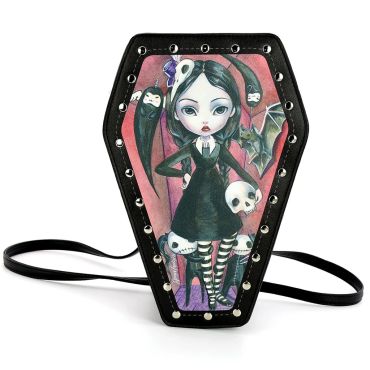 Spooky Girl Coffin Bag