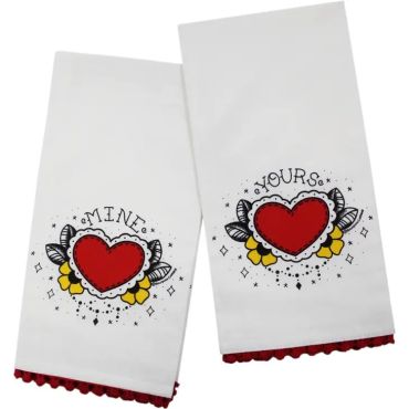 Yours & Mine Tea Towel