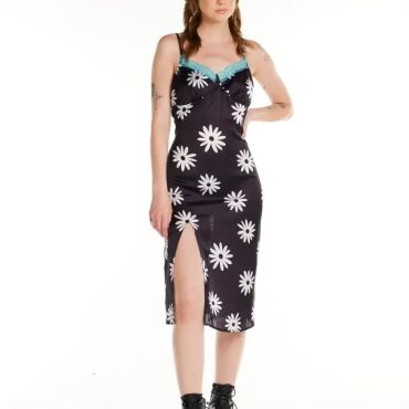 Flower Print Maxi Dress