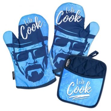 Let's Cook Oven Mitt Set