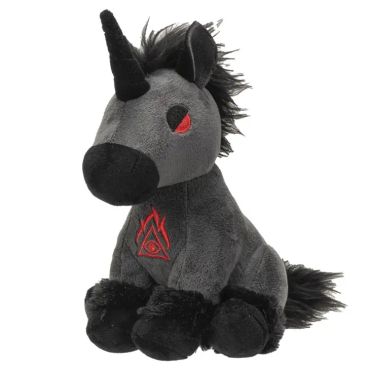 Black Unicorn Stuffed Plush