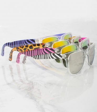 Zebra Side Colorful Sun Glasses