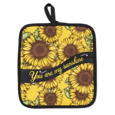 Sunflower You are My Sunshine Oven Mitt Set