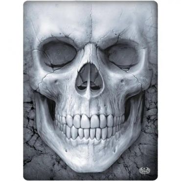 Solemn Skull Fleece Blanket
