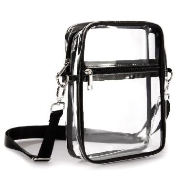 Clear PVC Crossbody Concert Bag