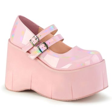 Kera-08 Pink Mary Jane Platform