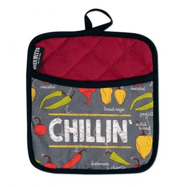 'Chillin' Peppers Oven Mitt Set
