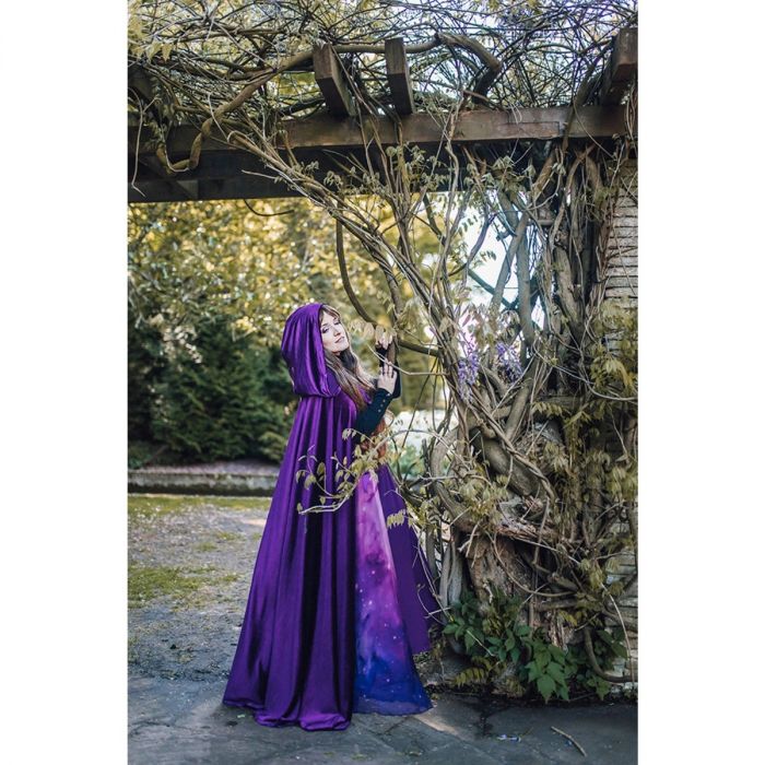 Purple Velvet Hooded Cloak Eclipse Boutique 1890