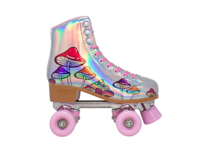 Iridescent Mushroom Roller Skates - Eclipse Boutique